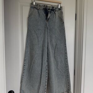 Wide-Leg light blue Women Jeans